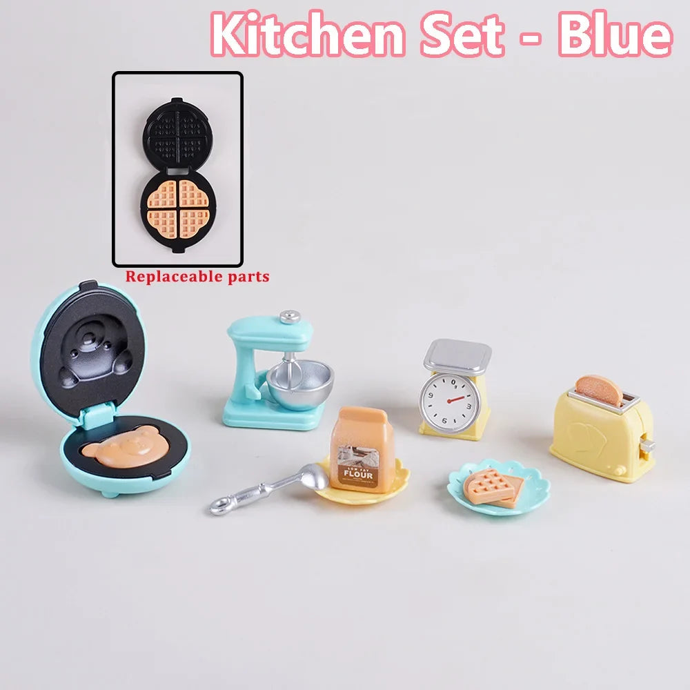 Kitchen Set 1 DIY Miniature House Kit — detalied side view