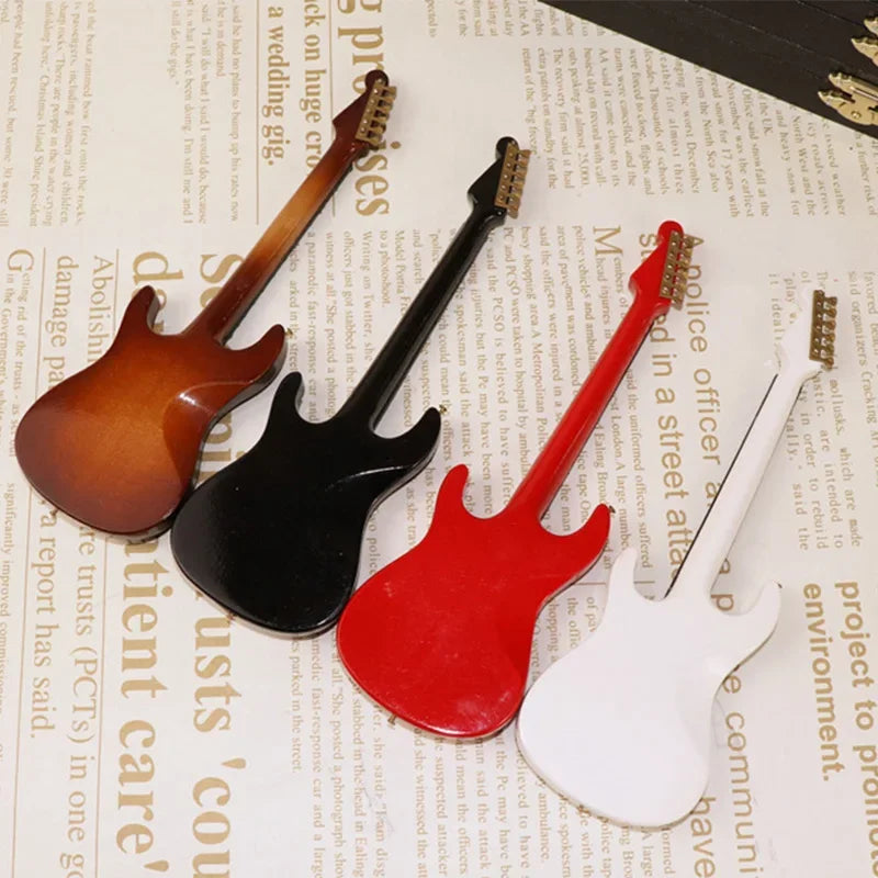 Miniature Electric Guitar 1:24 — open display view