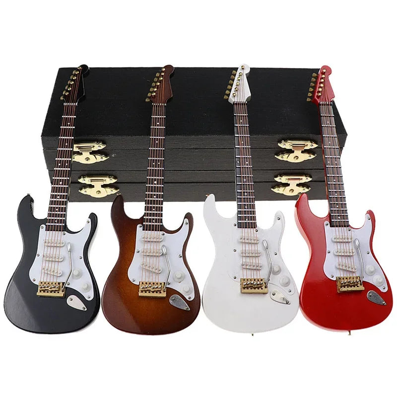 Miniature Electric Guitar 1:24 — angled close-up