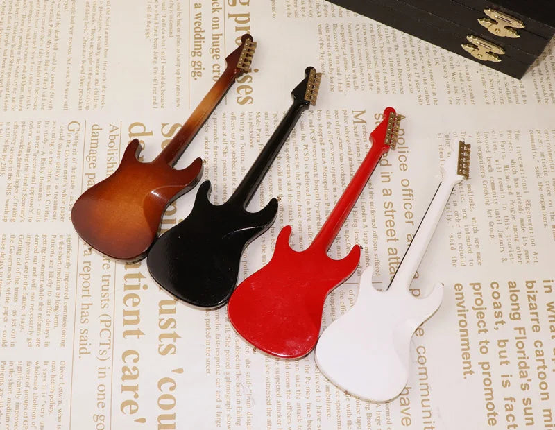 Miniature Electric Guitar 1:24 — angled close-up