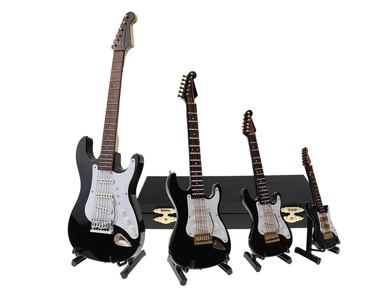 Miniature Electric Guitar 1:24 — box and pieces