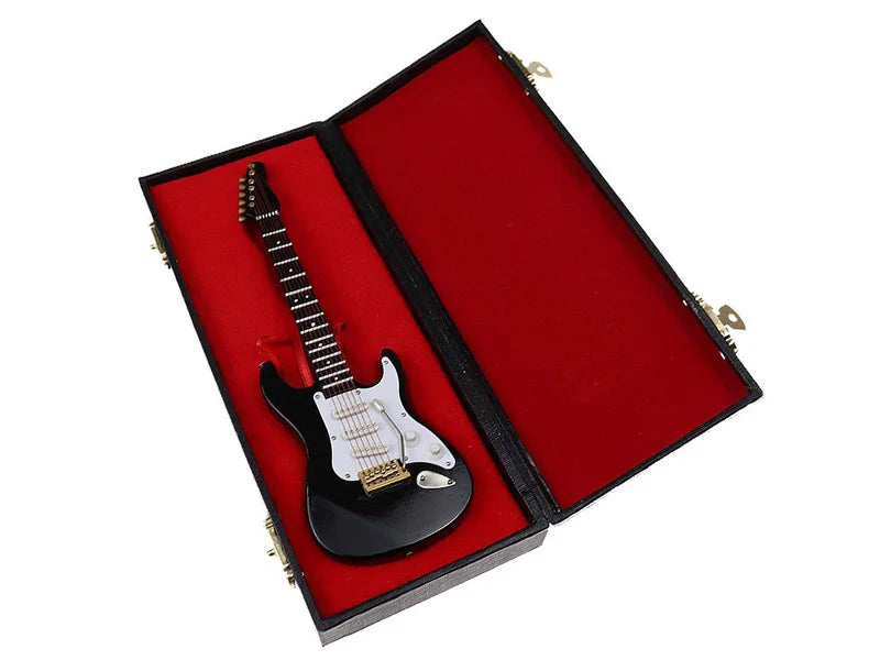 Miniature Electric Guitar 1:24 — open display view