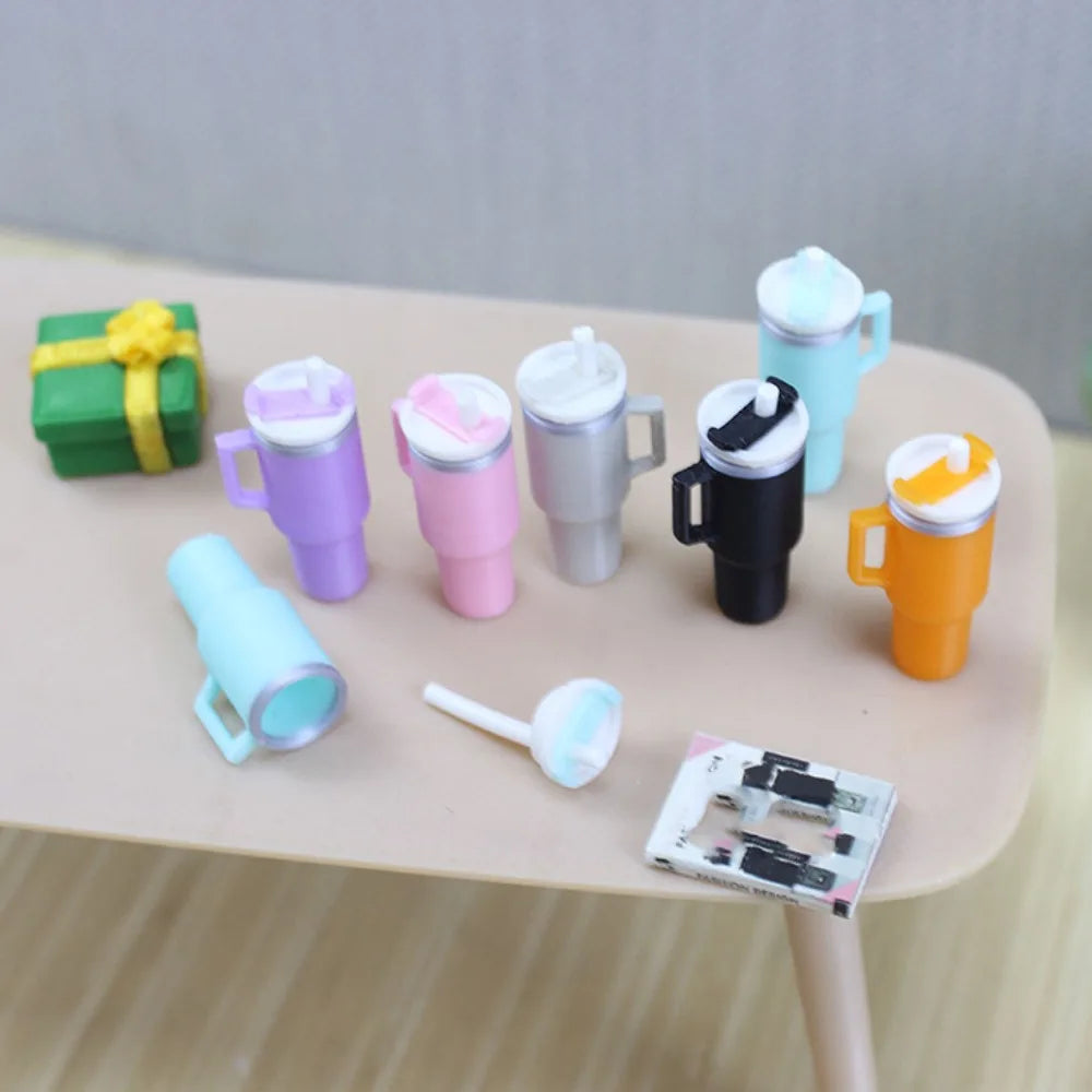 Green DIY Miniature House Kit — angled close-up