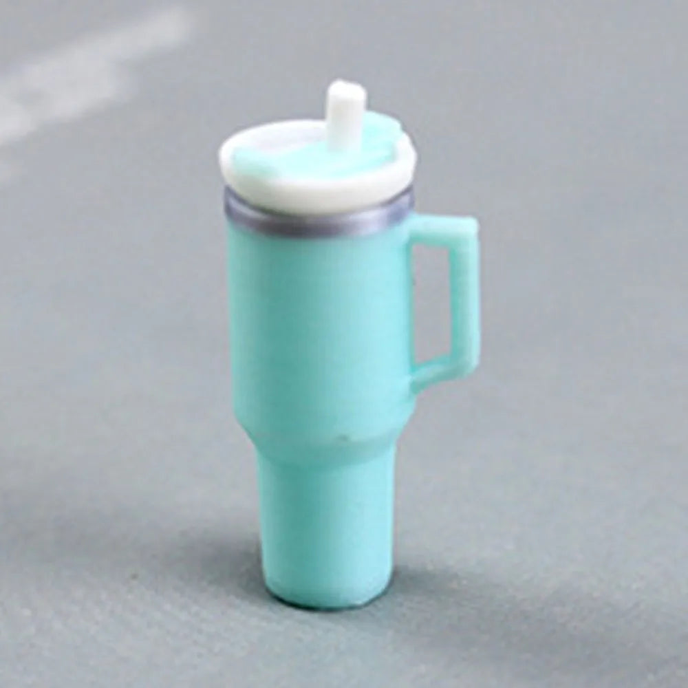 Green DIY Miniature House Kit — angled close-up