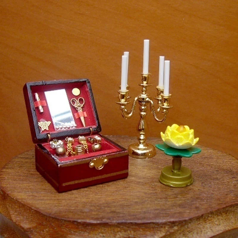 Dollhouse Jewellery Box 1:12 — front angle