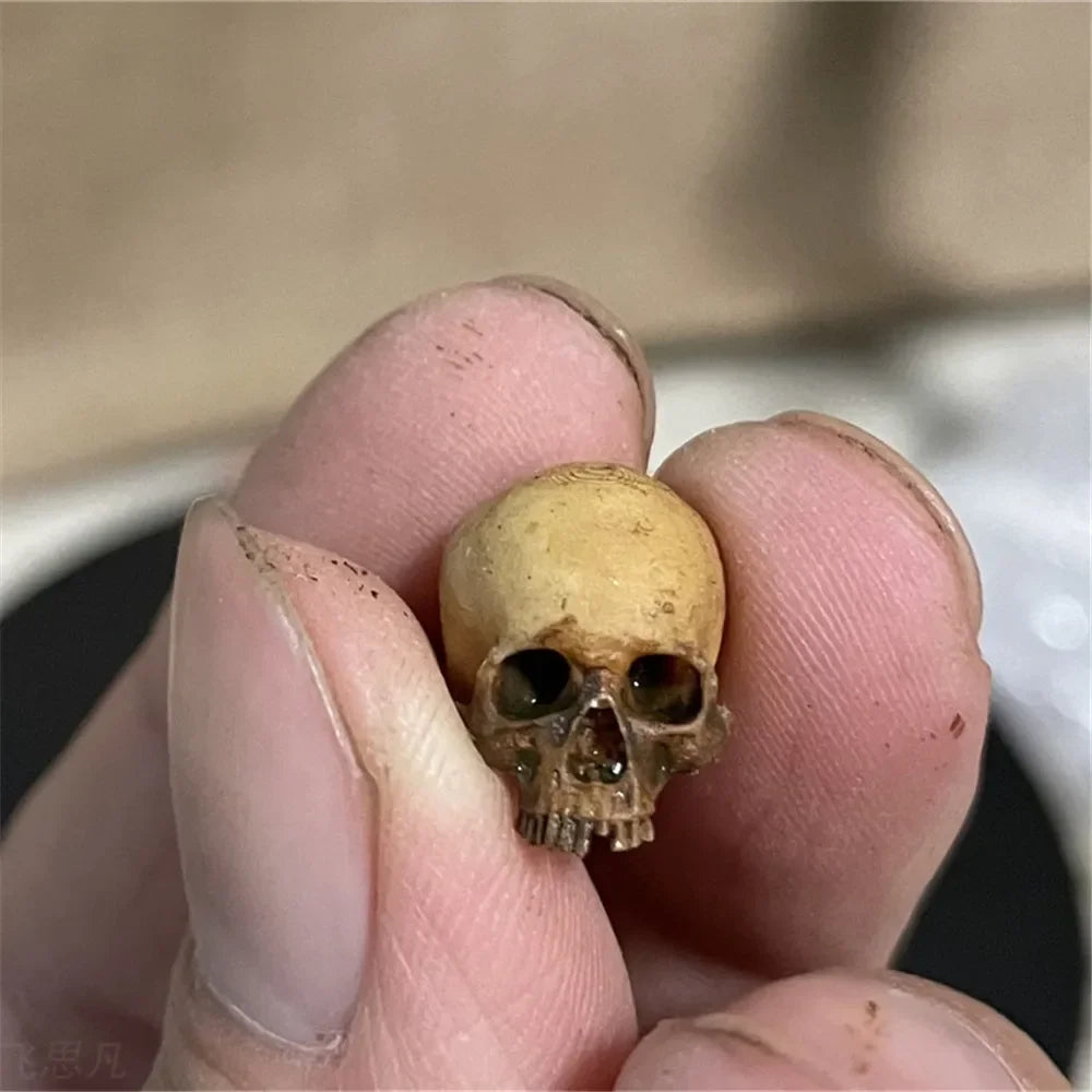 Dollhouse Skull Decor Halloween — front angle