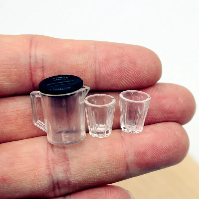 Water Pitcher Cups Miniature Decor Set — main view