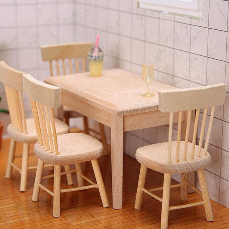 Set DIY Miniature House Kit — box and pieces