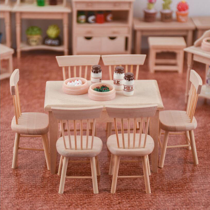 Set DIY Miniature House Kit — box and pieces
