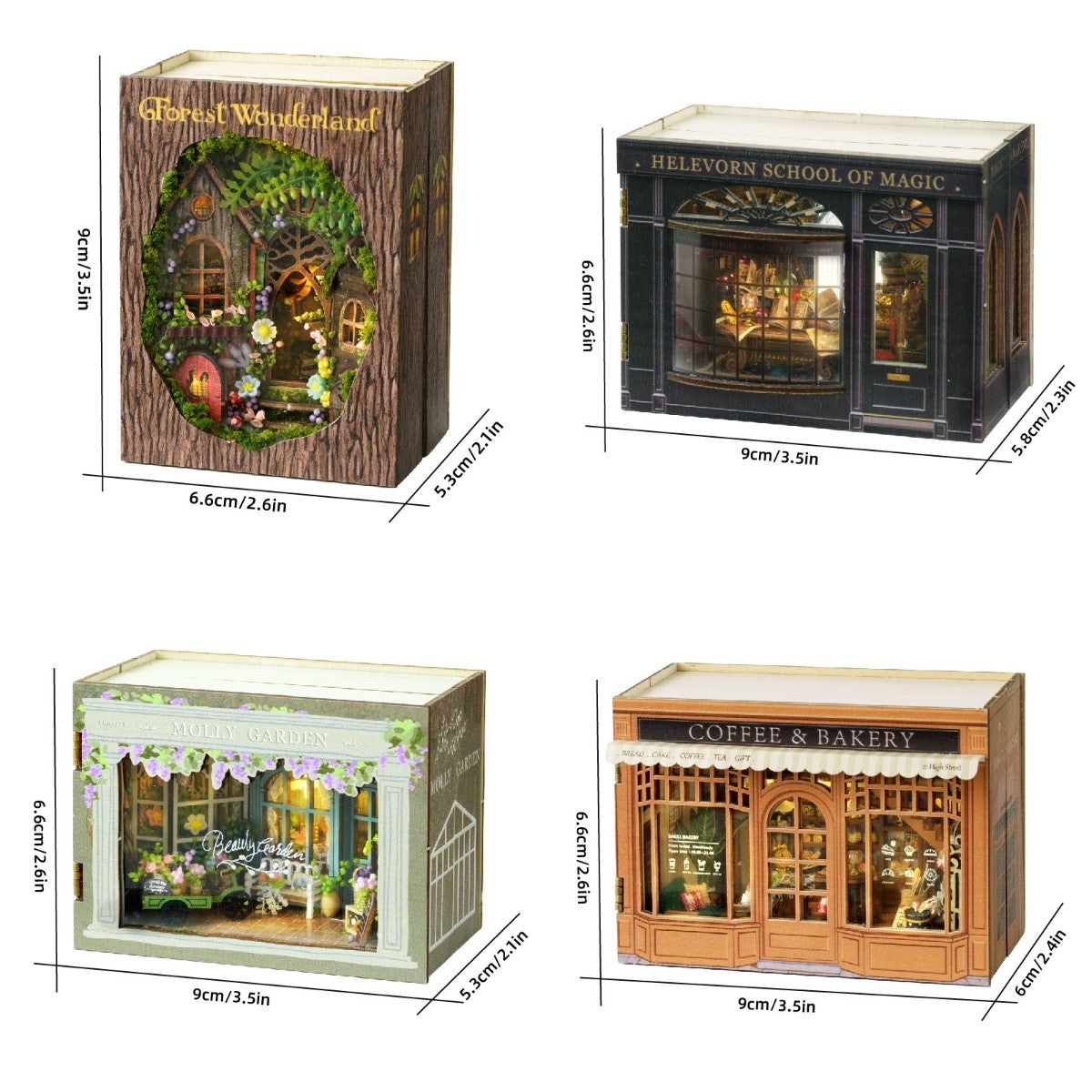 Molly Garden DIY Miniature House Kit — front angle
