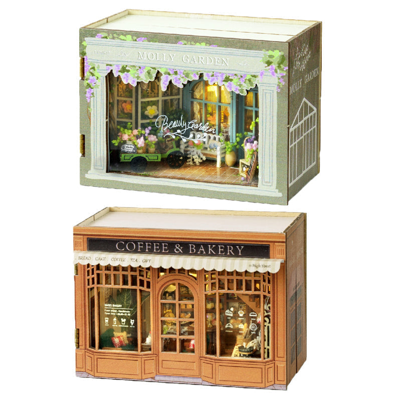 Molly Garden DIY Miniature House Kit — scene view