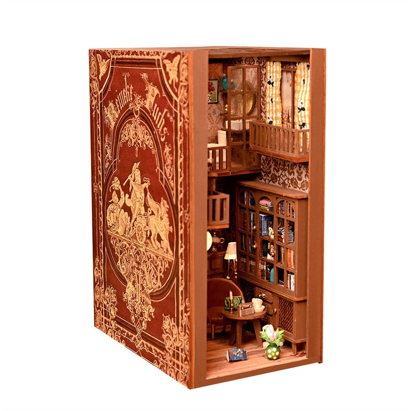 No9 Secret Magic Castle DIY Book Nook Kit — detalied side view