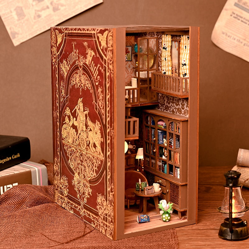 No9 Secret Magic Castle DIY Book Nook Kit — open display view