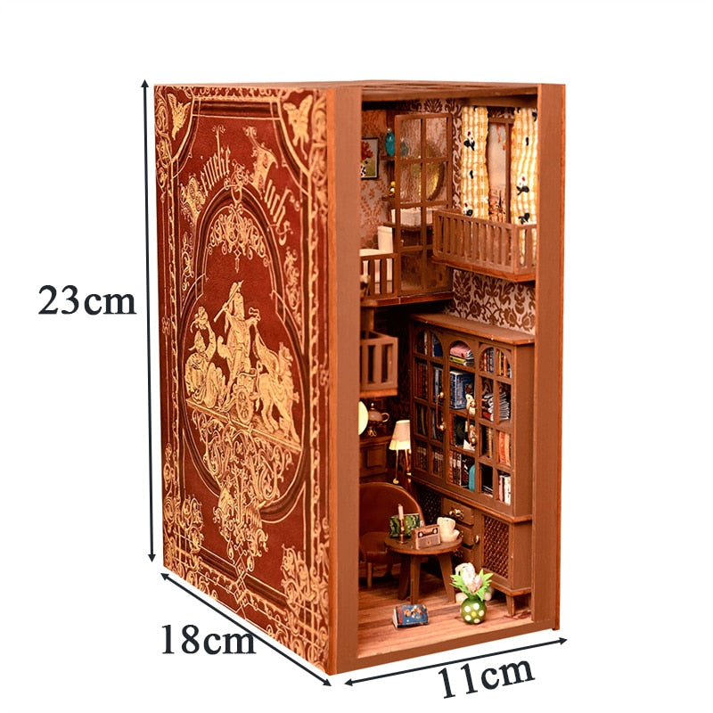 No9 Secret Magic Castle DIY Book Nook Kit — angled close-up