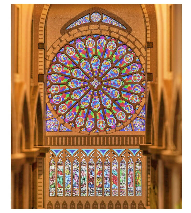 Notre Dame De Paris DIY Book Nook Kit — angled close-up