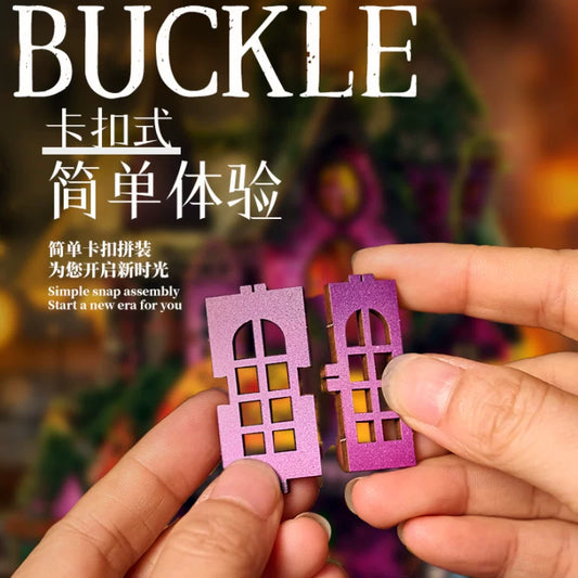 Halloween Book Nook Kit | 3D Wooden Magic Dollhouse LED