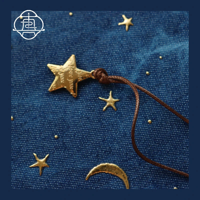 Handmade Starry Night Fabric Book Cover Journal Diary Planner Notebook A5 A6 A7