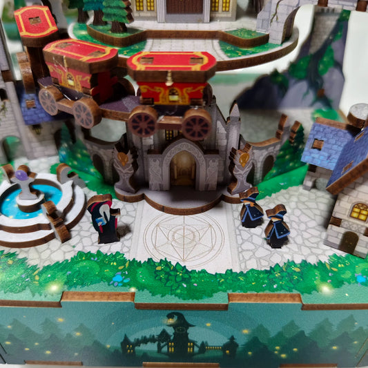 Magic Castle Music Box | DIY Wooden 3D Puzzle Music Box