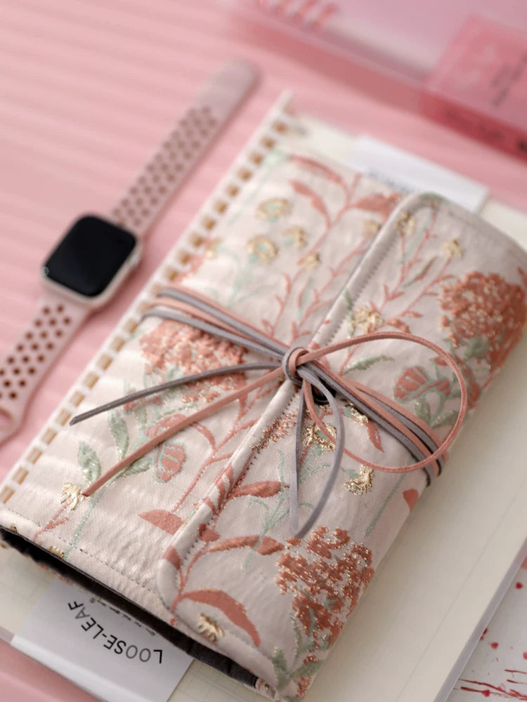 Vintage Refillable Loose Leaf Journal Notebook Set Aesthetic A5 A6 Binder Planner Diary
