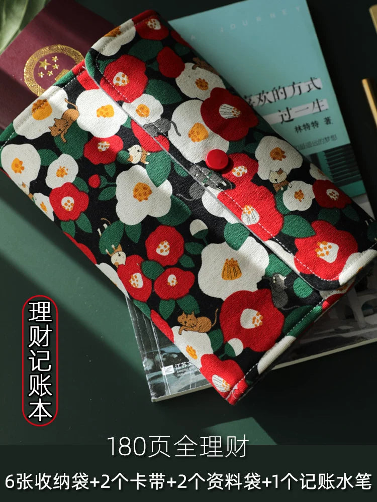 A6 Loose Leaf Budget Binder with Cash Envelopes Money Saving Planner Expense Tracker Notebook