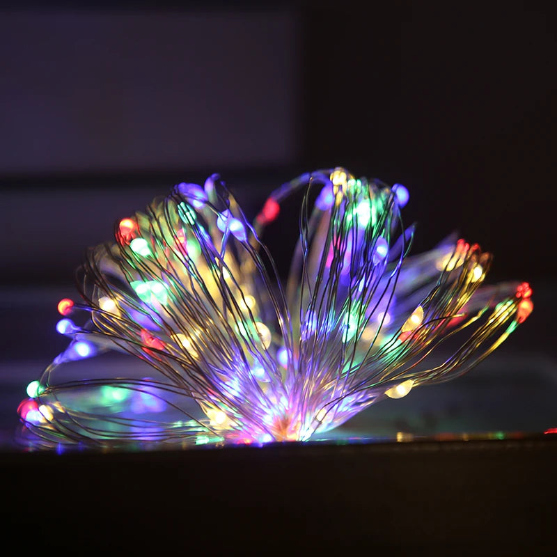 Warm White LED Fairy String Lights Starry Twinkle Wire Ambient Decor for Bedroom, DIY Crafts, Flower Bouquet, Parties & Holidays