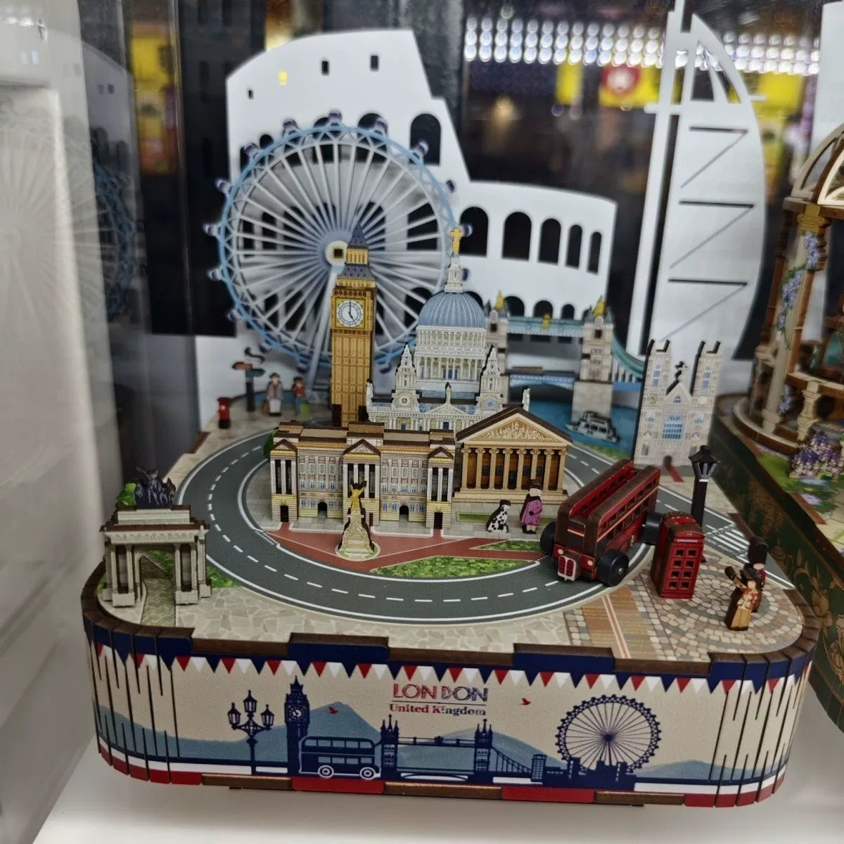 Wooden Music Box Kit | Rotating Mechanical 3D Puzzle