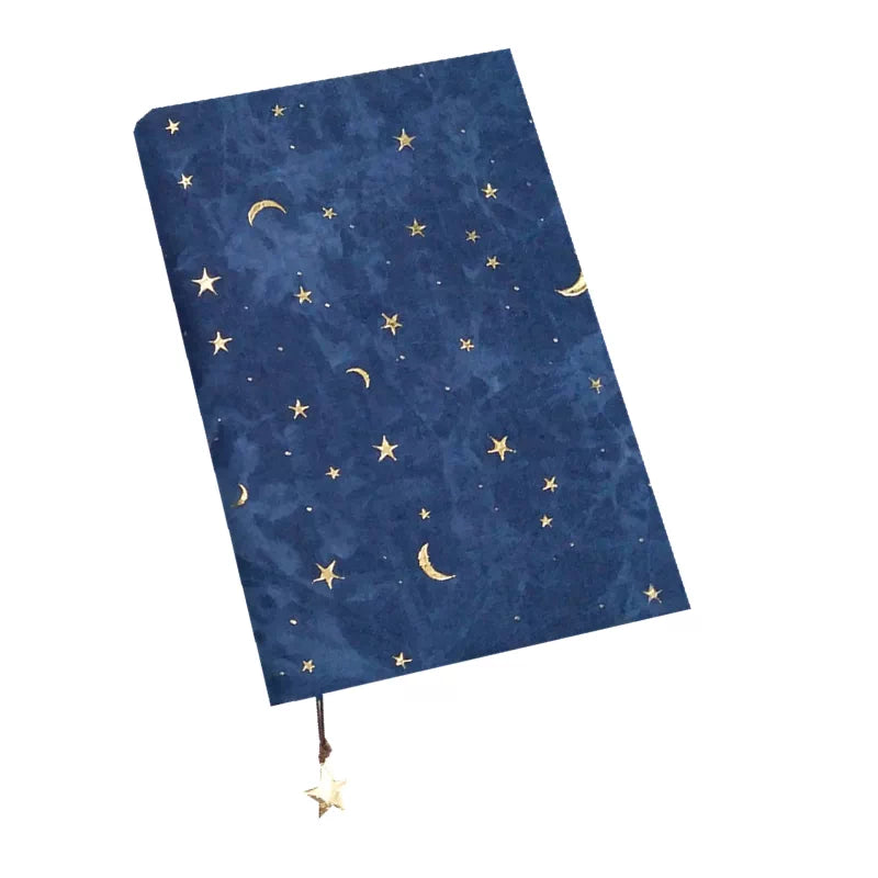 Handmade Starry Night Fabric Book Cover Journal Diary Planner Notebook A5 A6 A7