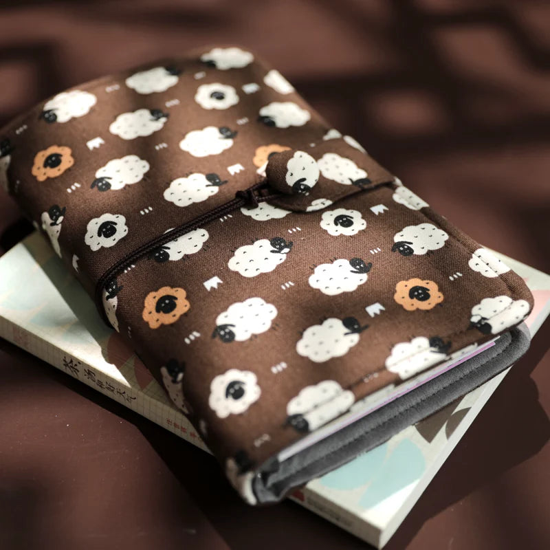 Aesthetic Loose Leaf Binder Journal Set Cute Refillable Planner Notebook with Stickers Tape & Ruler
