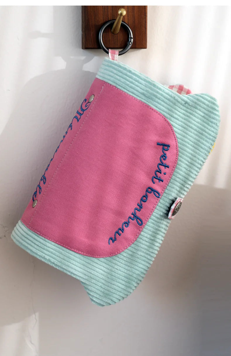 Cute Burger Loose-Leaf Journal Notebook A6 M5 Refillable Binder Daily Planner Diary