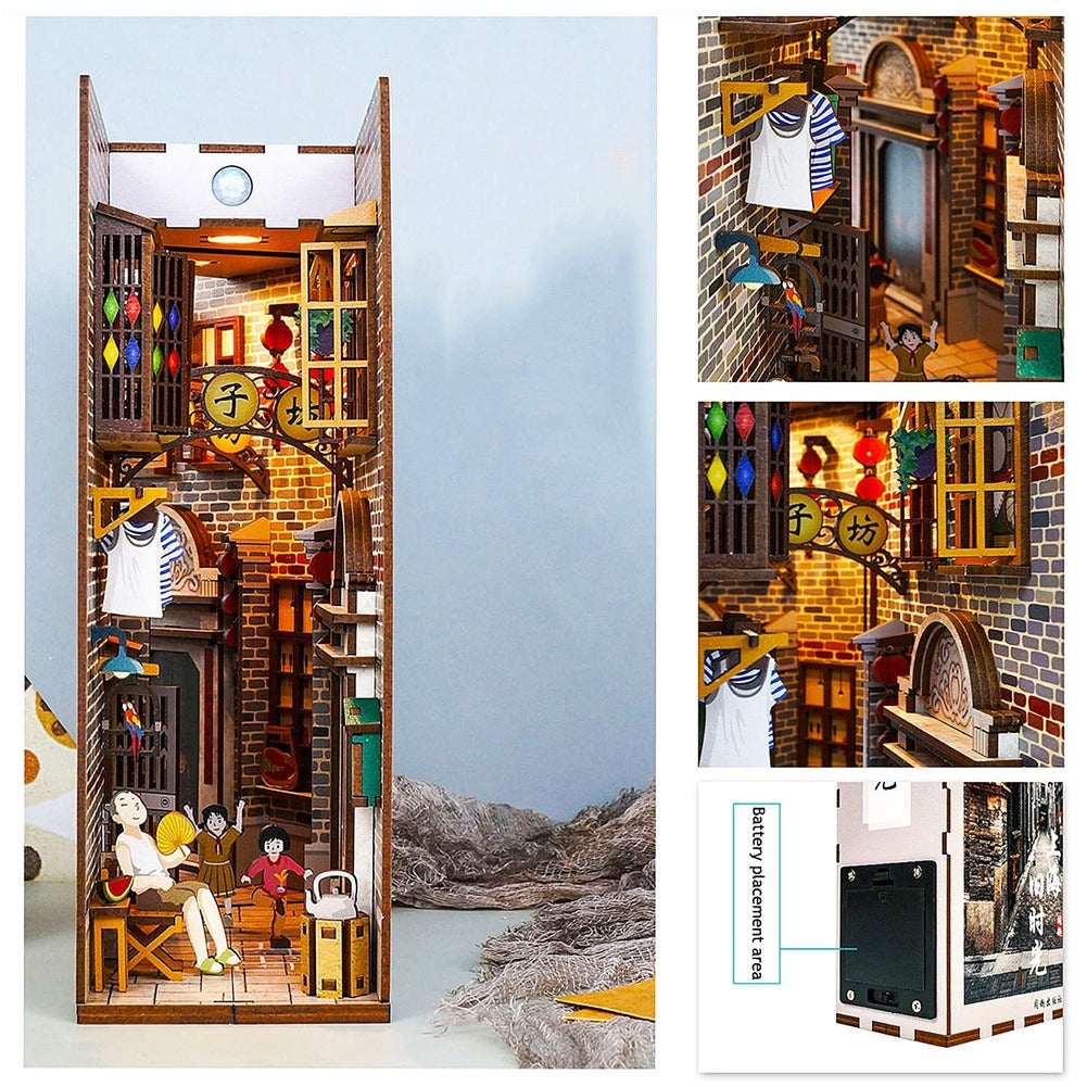 Old Times Of City DIY Book Nook Kit — main view