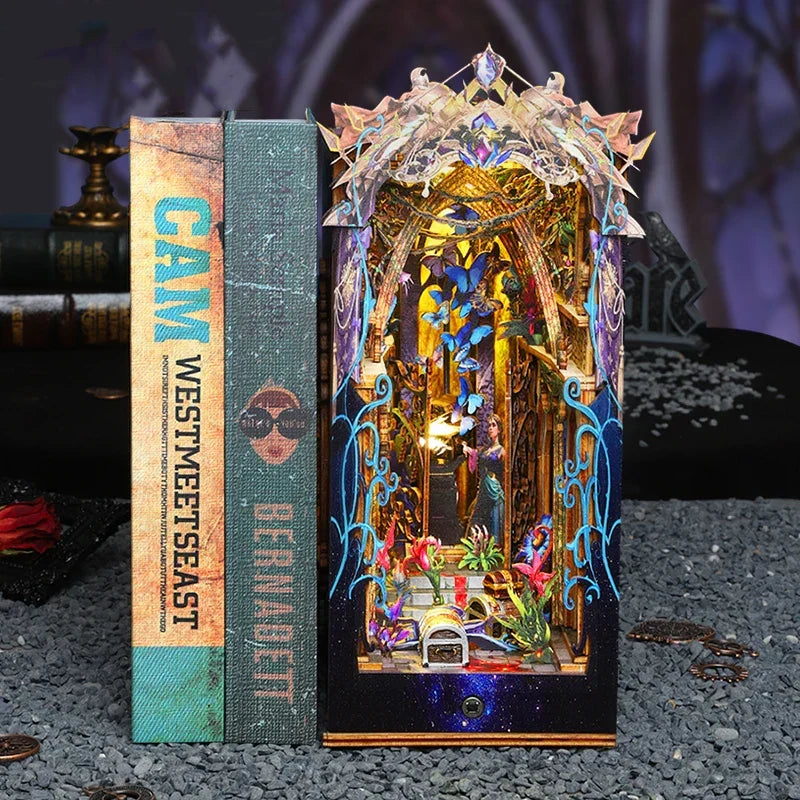 Pandoras Box DIY Book Nook Kit — box and pieces