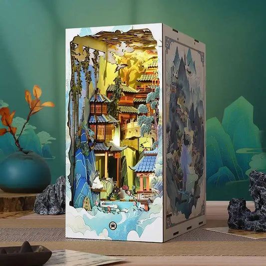 Penglai Wonderland Book Nook Mystical Chinese Fantasy DIY Kit — main view