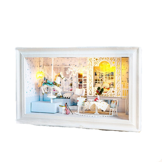 Princess Dream DIY Wooden Frame Dollhouse Kit — main view