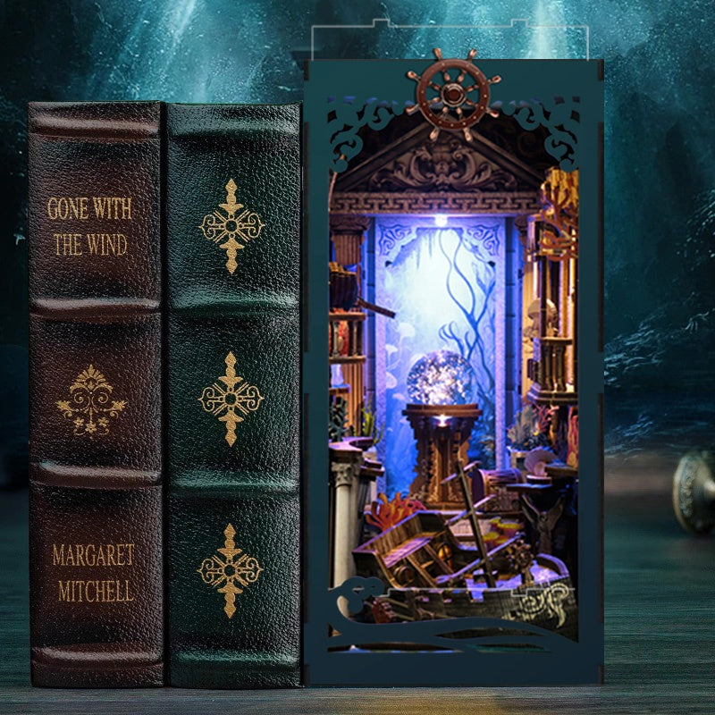 Riddle On The Seabed DIY Book Nook Kit — front angle