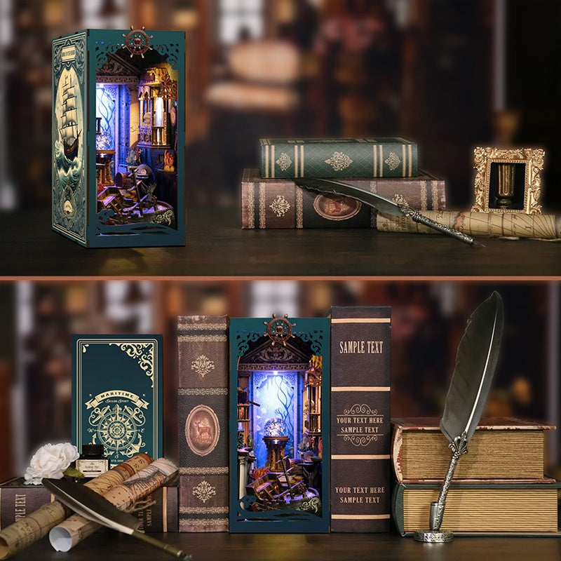 Riddle On The Seabed DIY Book Nook Kit — scene view