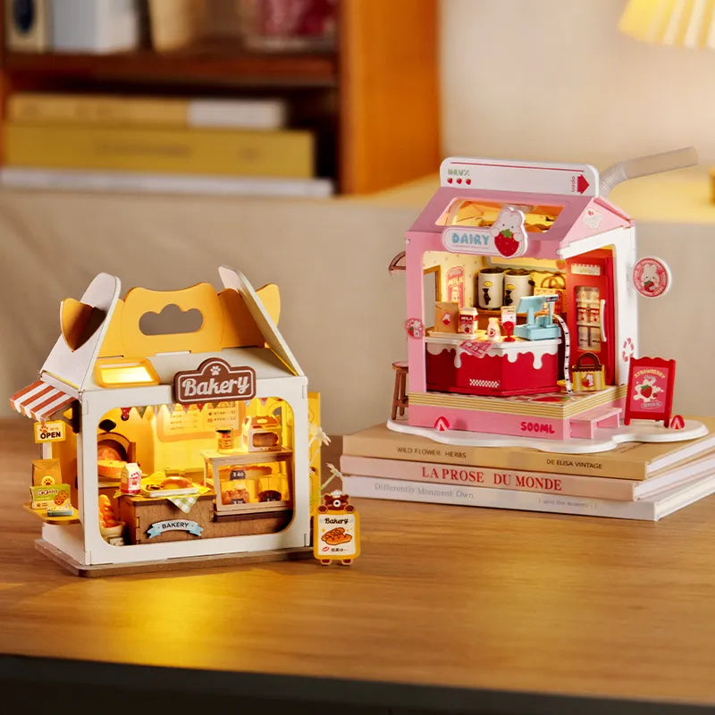 Teddy's Breadbox DIY Miniature House Kit — scene view