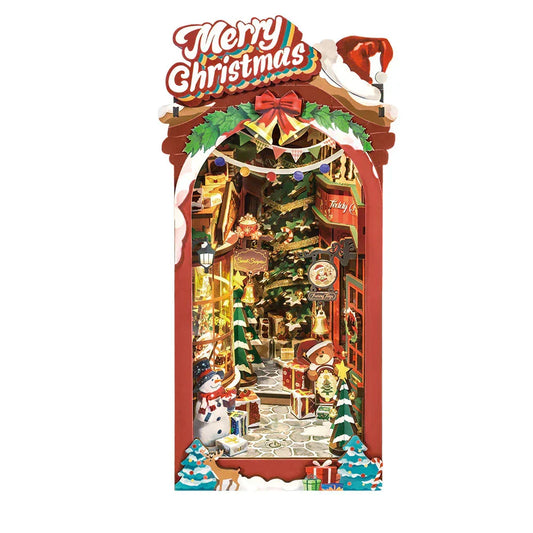 Rolife Christmas Street DIY Book Nook Kit — main view