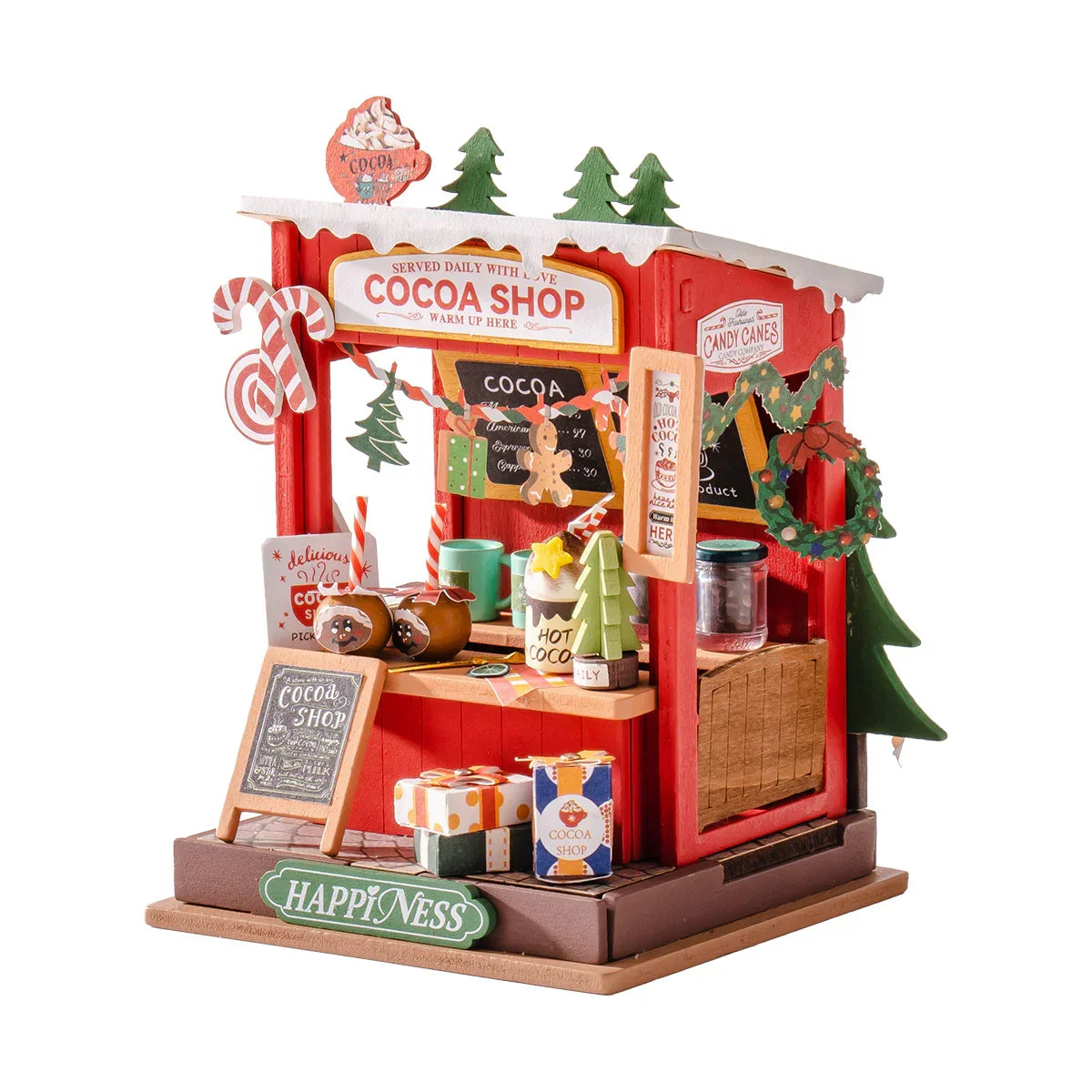 Rolife Cocoa Shop DIY Miniature Dollhouse Kit — main view