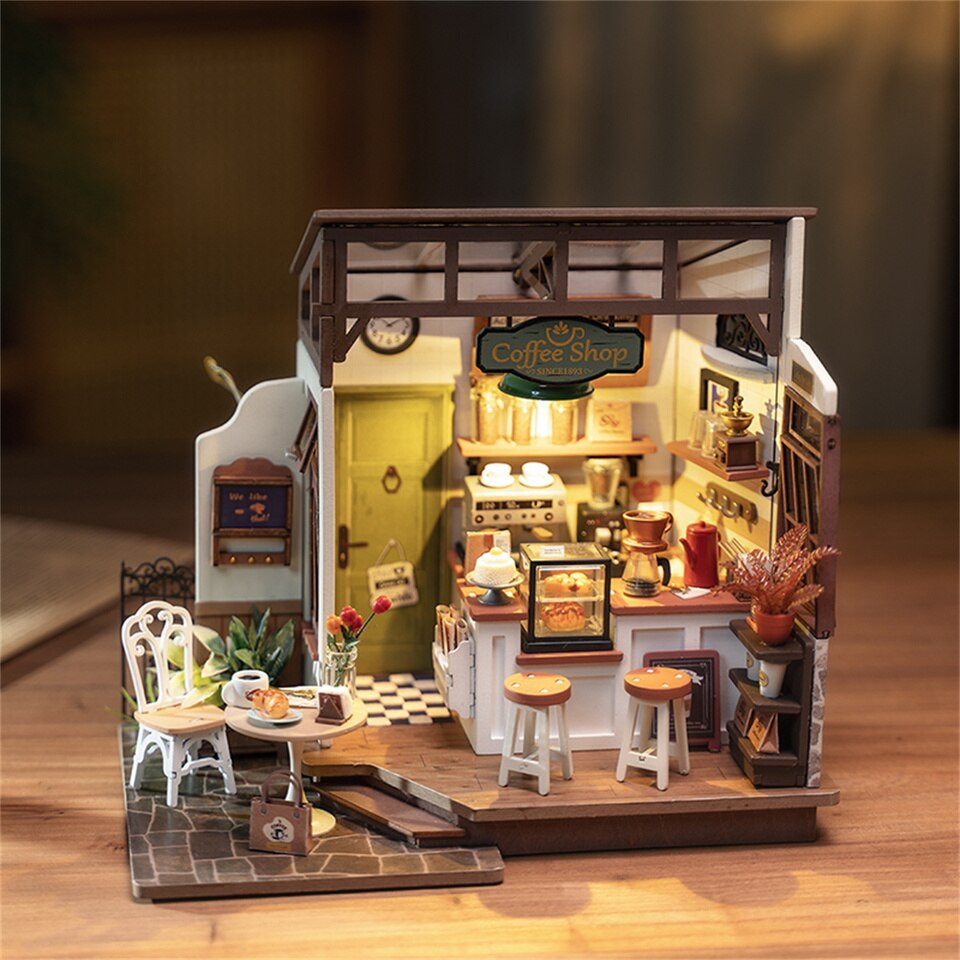 Rolife No 17 Cafe DIY Dollhouse Kit — main view