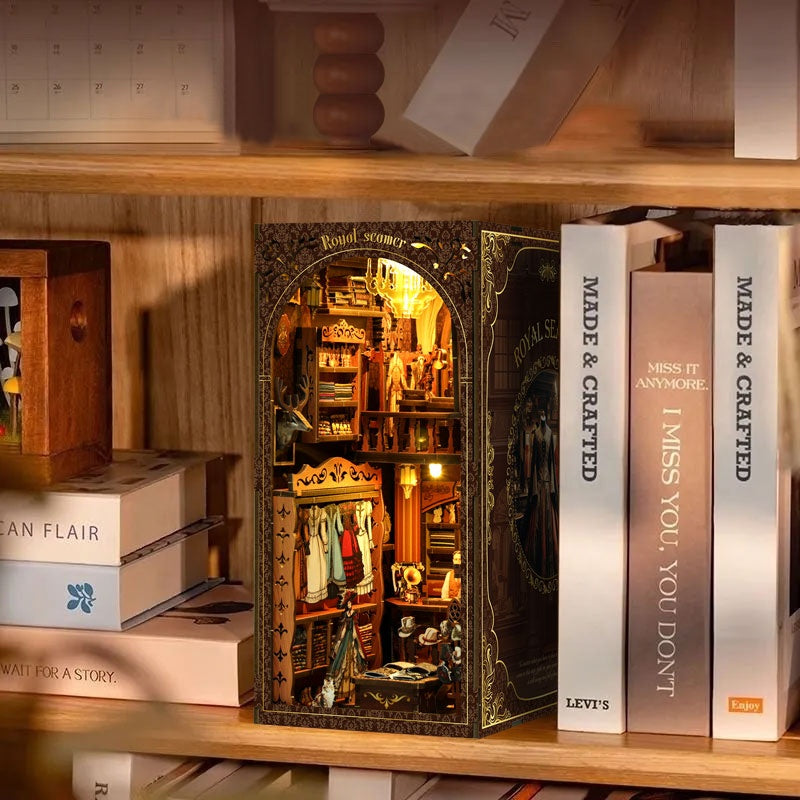 Royal Seamer DIY Book Nook Kit — angled close-up