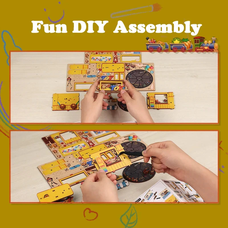 Toy Store DIY Miniature House Kit — scene view