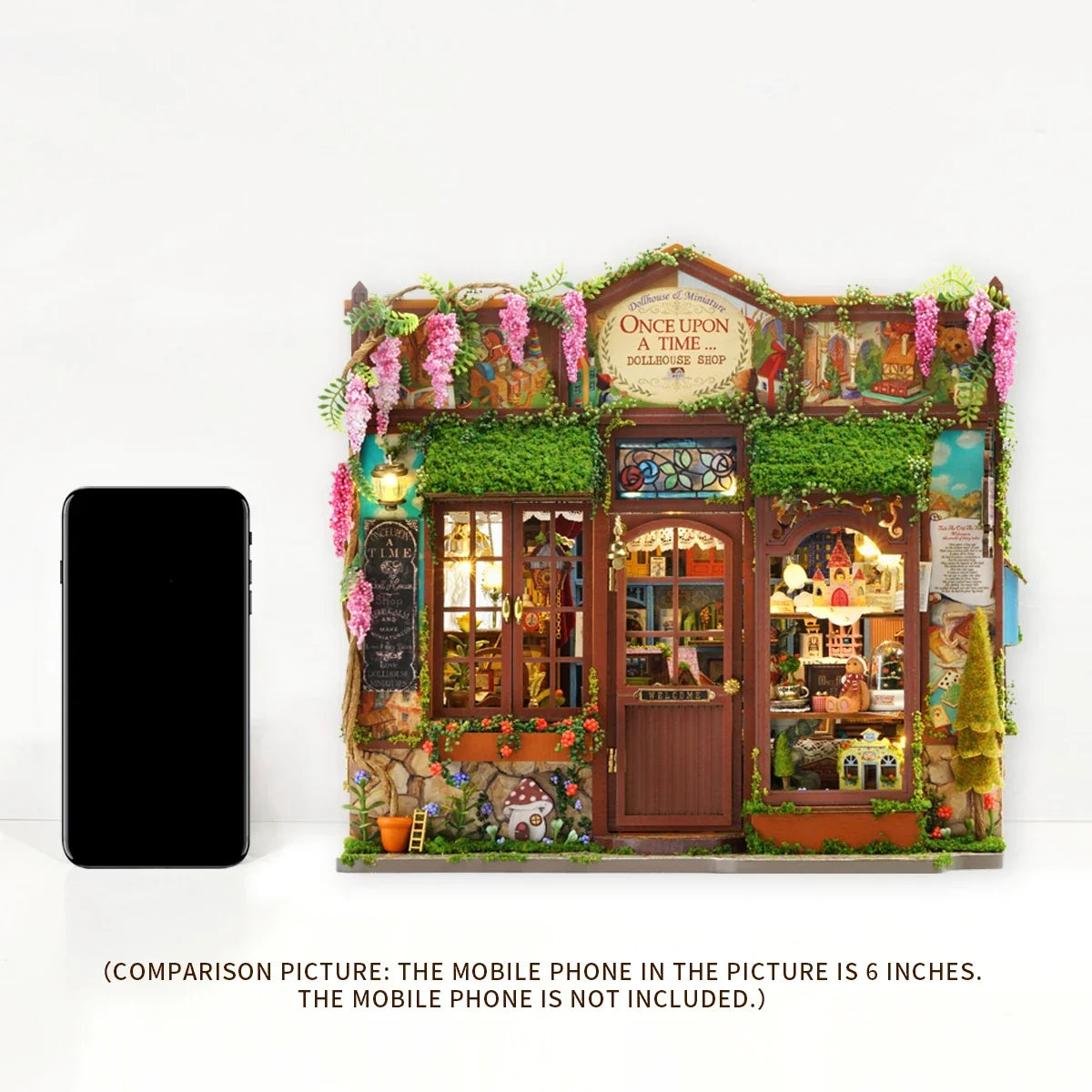Micro 3D Building DIY Miniature House Kit — front angle