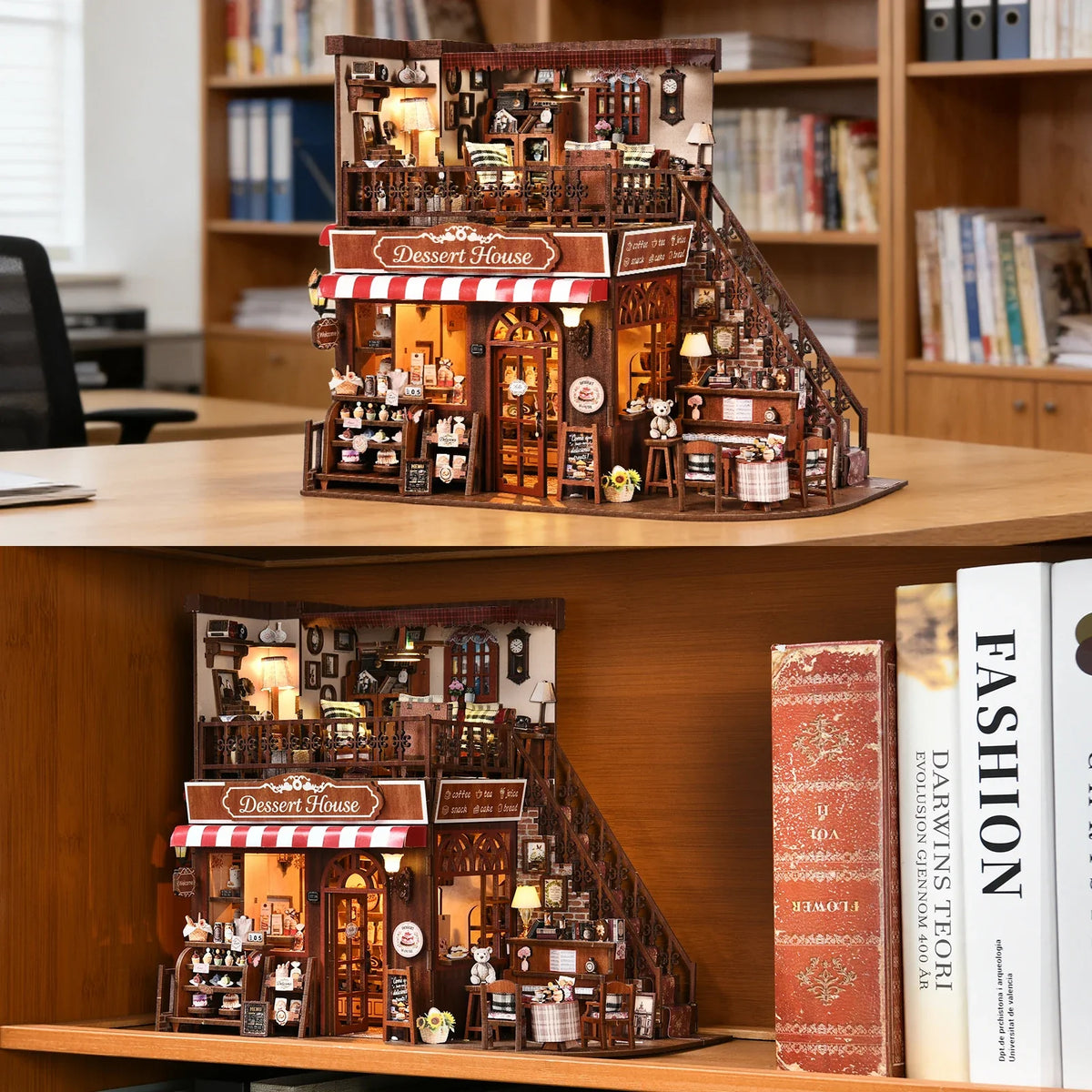 Cute Cake Shop DIY Book Nook Kit — front angle
