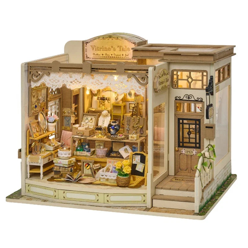 Jewellery Store DIY Miniature Kit — scene view