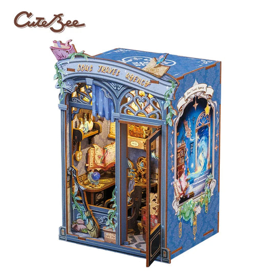 Soul Travel Agency DIY Book Nook Kit — detalied side view