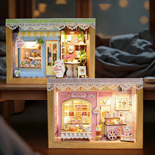 Dessert Store DIY Miniature House Kit — main view