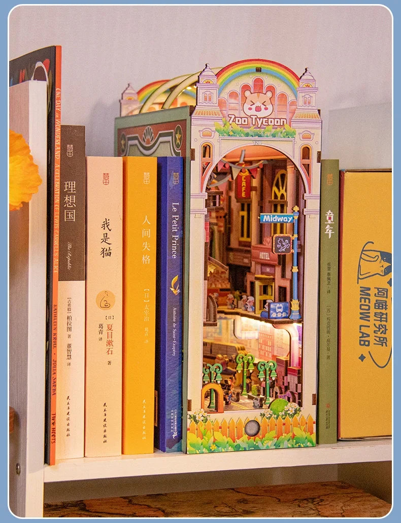Panda Land DIY Miniature House Kit — angled close-up