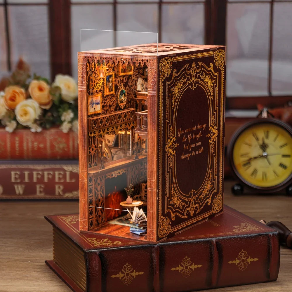 YS05 With DustCover DIY Book Nook Kit — scene view