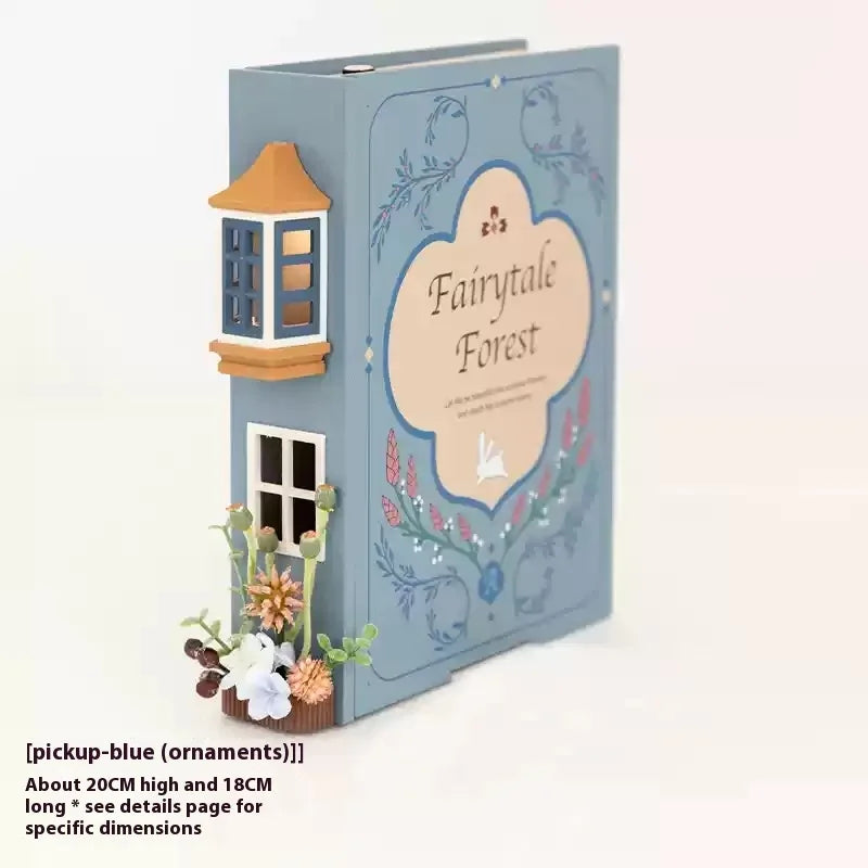 Fake Books Holders DIY Book Nook Kit — detalied side view