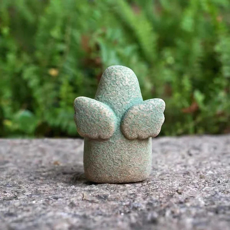 Zelda Shrine Stone Statue – Gaming Collectible Figurine — scene view